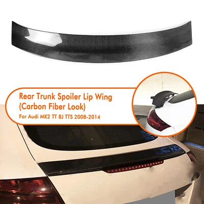 Alerón trasero negro para Audi MK2 TT 8J TTS 2008 2009 2010-2014 Foto 1 de 4
