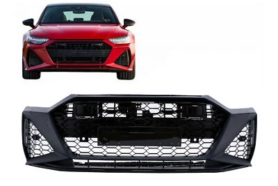Parachoques Paragolpes Para Para Audi A7 4K8 2018+ Rejillas PDC RS7 Look Parilla - Imagen 1 de 4