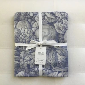 Williams Sonoma FRUTTA JACQUARD Tablecloth 70”x 108” Blue Spring NWT - Picture 1 of 1