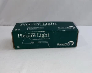 House Of Troy Picture Light T5-51 Traditional 5” Satin Brass Cream Cord Classic - Picture 1 of 10