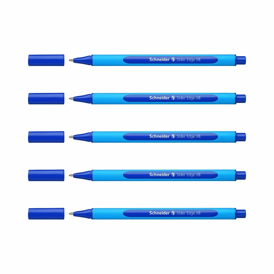 Schneider Kugelschreiber Slider Edge XB - 5er-Set blau - Bild 1 von 1