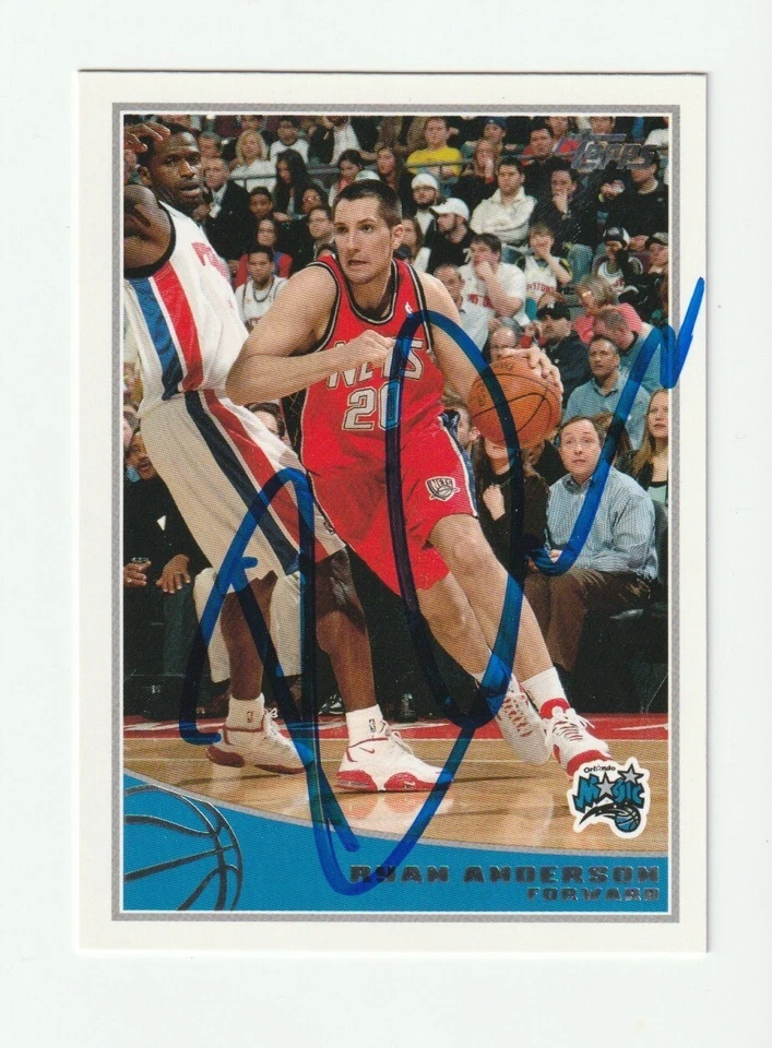 Ryan Anderson Signed 2009-10 Topps Card #181 Auto Nets Magic Autograph COA - Image 1 of 1