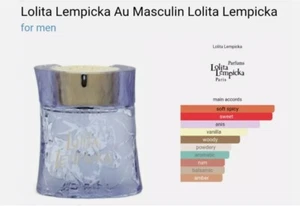 Lolita Lempicka Au Masculin EDT 100ml, DISCONTINUED, VERY RARE, NEW - Picture 1 of 5