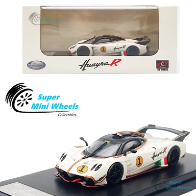 LCD 型号 1: 64 - Pagani Huayra R #1 白色 - 压铸模型 — 第 1/4 张图片