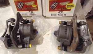 CAMBRO SEMI-LOADED FRONT BRAKE CALIPERS & BRACKET GEO TOYOTA PRIZM COROLLA 98-01 - Picture 1 of 5