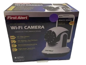 First Alert Secure Wireless Camera HD720p Wi-Fi Motion Activated Night Vision - Picture 1 of 6