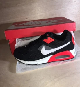 Nuevo Nike Air Max IVO Zapatos para Correr Negro Infrarrojo Carmesí 580518-016 Hombres Talla 8 - Imagen 1 de 9