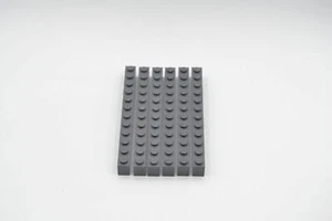 LEGO 6 x Basisstein neues dunkelgrau Dark Bluish Gray Brick 1x12 6112 - Bild 1 von 2