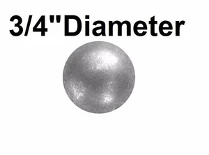 ZINC MATTE 3/4"Dia  x5/8"L Nails Upholstery Tacks Decorative Nail 25-250 -U.S.A. - Picture 1 of 3