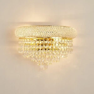 2-Lights Crystal Icicle Prisms Drops Wall Sconce Light for Living Room Dining... - Picture 1 of 5