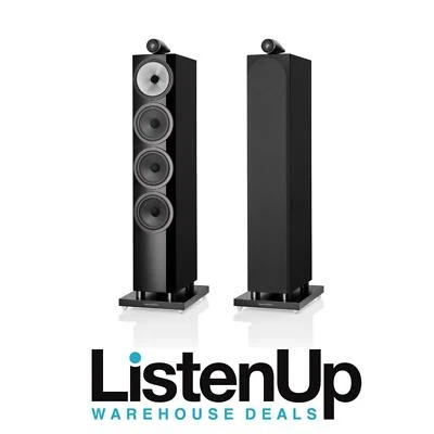 Altavoces de torre Bowers & Wilkins (B&W) 702 S3 (par) - negro brillante Foto 1 de 2