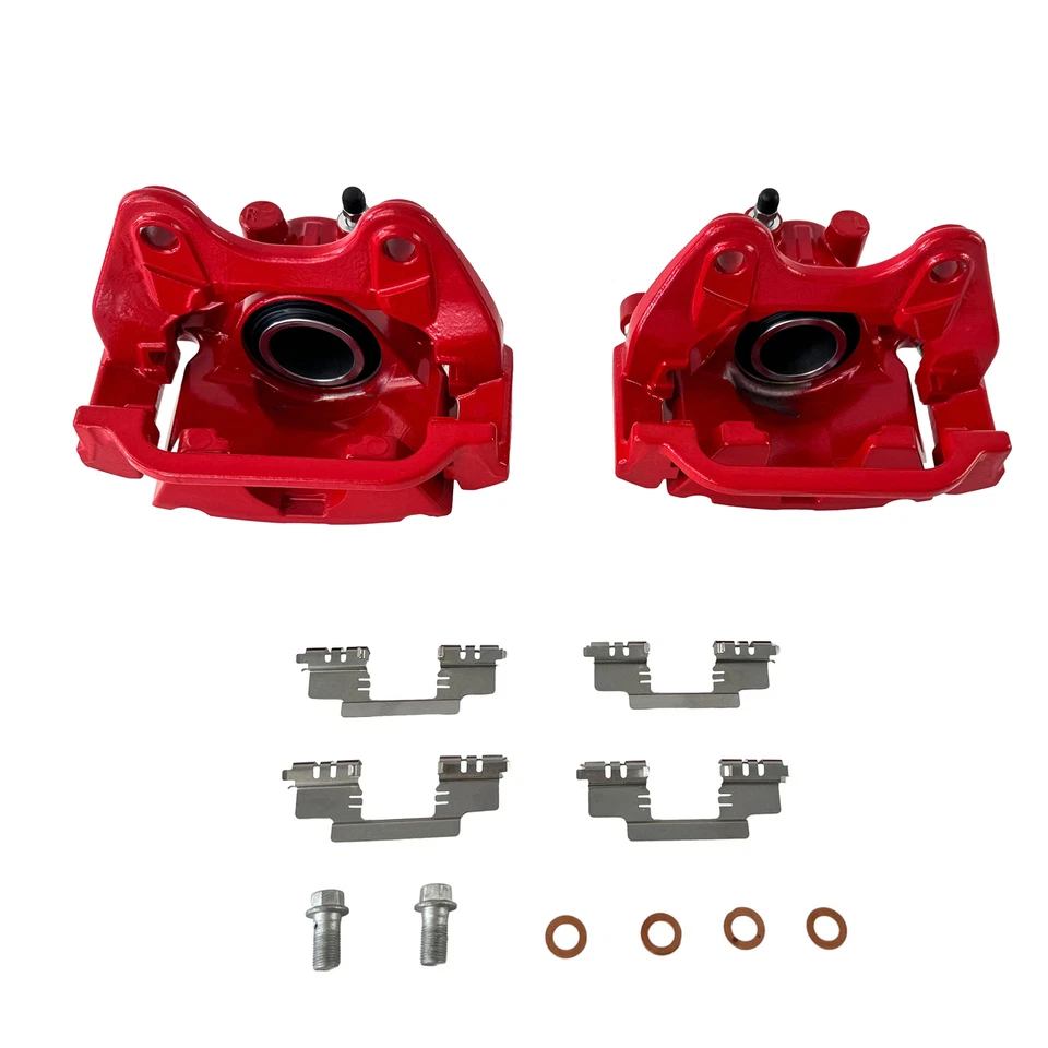 Pinza trasera roja de 2 piezas para GMC Sierra 1500 Cadillac Escalade Silverado 2007-2020 Foto 1 de 4