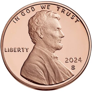 2024 S Shield Lincoln Cent Gem Proof 1C DCAM - Picture 1 of 2