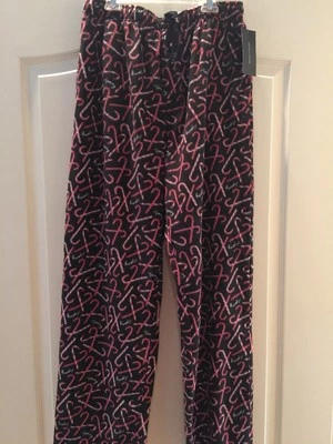 Pantalones de salón de pijama polar Tommy Hilfiger para hombre talla XL bastón de caramelo $40 acogedor Foto 1 de 4
