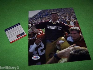 BOBBY BOWDEN signed 8x10 FLORIDA STATE SEMINOLES PHOTO PSA DNA CERTIFIED - Picture 1 of 7