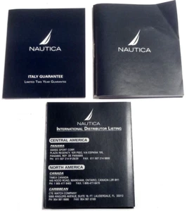 NAUTICA - GARANZIA E LIBRETTI -  VINTAGE - USATI - Foto 1 di 11