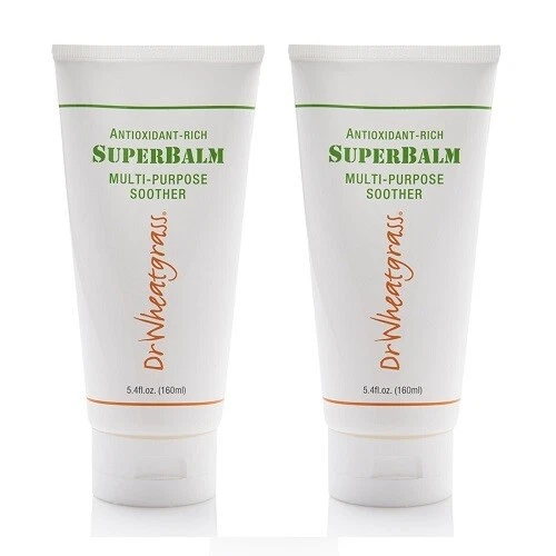 2 X Dr Wheatgrass Superbalm 160ml Wheat Grass Super Balm