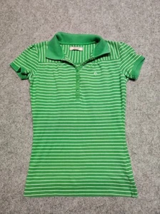 Springfield Poloshirt Damen Gr. S Streifen Grün Basic Casual Kurzarm T-Shirt - Bild 1 von 11