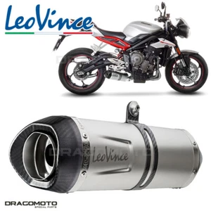 TRIUMPH STREET TRIPLE 765 RS ABS 2017-2023 Pot échappement Leovince LV One Ev... - Picture 1 of 8
