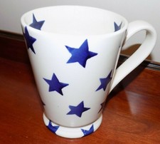 NEW EMMA BRIDGEWATER  BLUE STAR  COCOA MUG 
