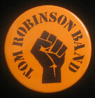 Insigne épingle bouton bouton vintage Tom Robinson Band pour revers veste chapeau chemise poing