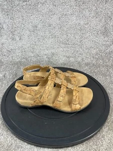 Vionic Sandal Womens Size 9 W Amber Strappy Brown Leather - Picture 1 of 12