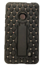 Cellairis Hybrid Ripple Designer Phone Case For Nokia 521 Black