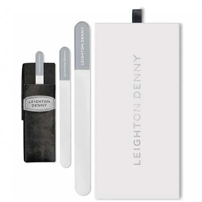 Leighton Denny Crystal Nail File Set with Eco Case