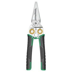 Wire Stripping Pliers Cable Cutting Terminal Splitting Winding Line Tools - Picture 1 of 8