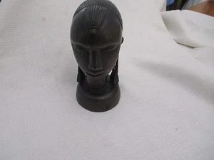 alte asiatische Holzfigur handgeschnitzt ? 5,5" Langohren Afrikanischer Lou Fuchs - Bild 1 von 5