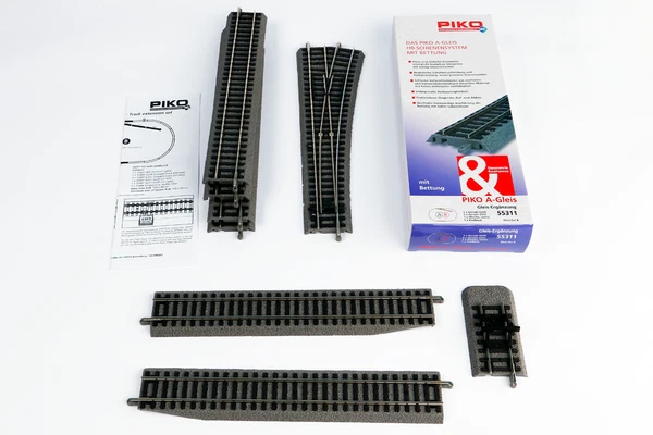 Piko 55311 HO Scale Roadbed Track Set B - Image 1 of 1