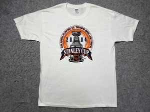 Vintage Tampa Bay Lightning Shirt Mens XL NHL Hockey 2004 Stanley Cup Finals - Picture 1 of 9