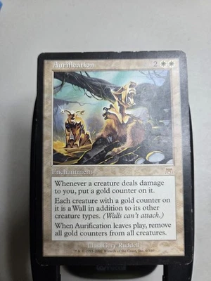 MTG - Aurification ( Onslaught) MP(Whitening Edges) - Image 1 of 3
