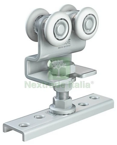 10PZ OMGE CARRELLO A 4 RUOTE (ART.1223) MM.24: - Immagine 1 di 1