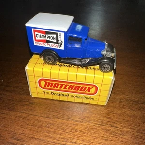 Matchbox SuperFast 1979 Model A Ford Champion Spark Plugs Truck Car Vintage - Picture 1 of 8