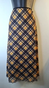 RECLAIMED VINTAGE Check Plaid Y2K Pencil Skirt Size 4 Preppy Clueless School Vtg - Picture 1 of 7