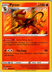 Pyroar 029/196 SWSH11: Lost Origin Holo Rare - NM - Picture 1 of 2