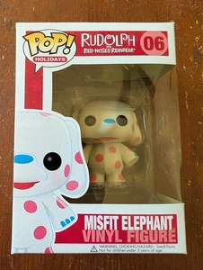 2012 Funko Pop Holidays Misfit Spotted Elephant Rudolph Series #06 RARE Figure - Picture 1 of 6