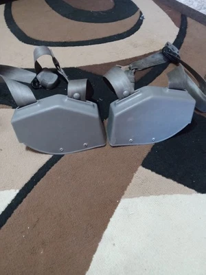 OEM 1988-1998 Chevy GMC GMT400 Gray Seat Belt Set Driver & Passenger Foto 1 de 4