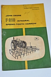 John Deere F910 Integral Spring-Tooth Harrow Operator's Manual - Picture 1 of 3