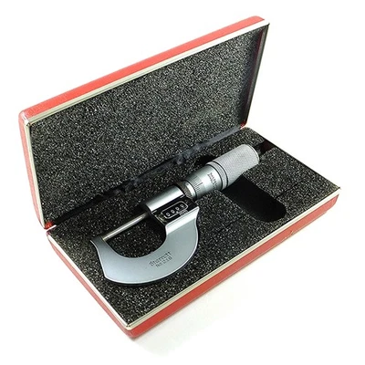 Micrómetro digital mecánico Starrett 216M 0-25 mm por 0,001 mm estuche de caras de carburo Foto 1 de 4
