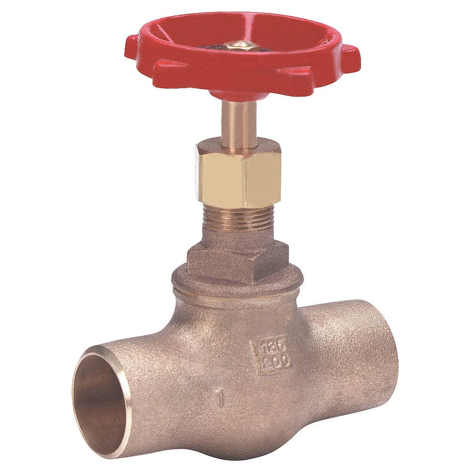MILWAUKEE VALVE 1502.75 Globe Valve,3/4",Bronze,Socket,200 psi 5MPJ9 - Image 1 of 1