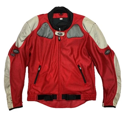 Chaqueta de Motocicleta Cortech Para Hombre Extra Grande Roja Acolchada Montar GX Air Tour Master Foto 1 de 4