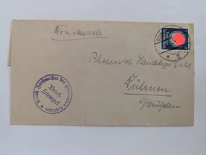 Reich alemán carta de servicio Forstmeister Schloppe 1934 - Imagen 1 de 4