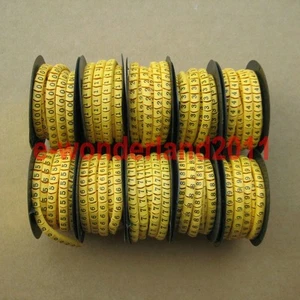 3500 Stck. Weich PVC Stromkabel Zahlenmarker Set Nr. 0 ~ 9 - Bild 1 von 4