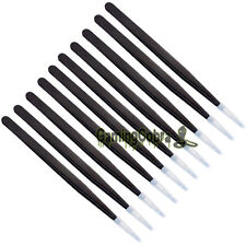 10PCS Assemble Disassemble Tool ESD-11 1.5MM Black Tweezers For Nintendo Switch