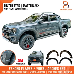 Bolted 6" Fender Flares For Ford Ranger Next Gen 2022-2024 PY P703 Sensor Model - Picture 1 of 8