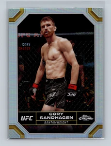 2024 Topps Chrome UFC rifrattore Cory Sandhagen #50 peso gallo - Foto 1 di 2