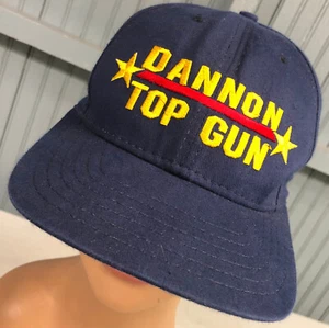 Dannon Top Gun Militär Pilot Kämpfer Gold Star Snapback Baseball Cap Mütze USA - Bild 1 von 4