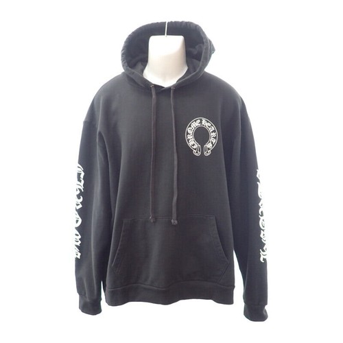 Felpa con cappuccio CHROME HEARTS Matty Boy collaborazione cotone nero XL uomo TGIS